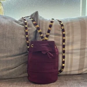 Salvatore Ferragamo Small Burgundy Backpack Bag Multipocket mini backpack - Women | Ferragamo main image 3